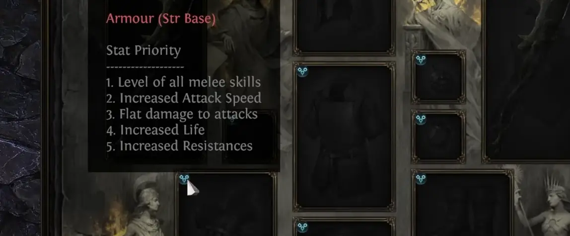 Review the specific gear stat requirements and unique item notes inside the planner PoE2 Build Planner Equipment Notes Section and Custom Item Modifier Requirements